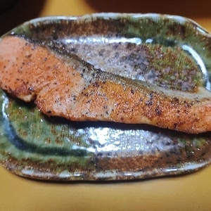 鮭のオリーブ油焼き